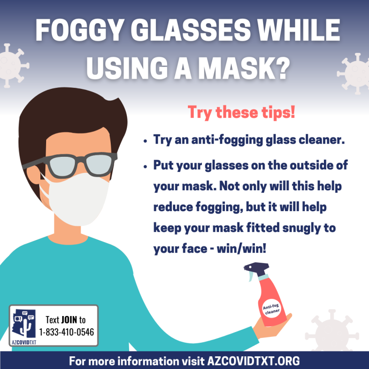 english Graphic of Foggy Glasses While Using A Mask?
