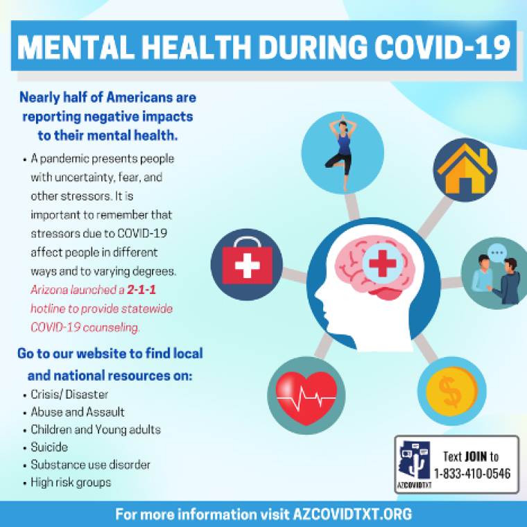 english Graphic of Mental Health During COVID19