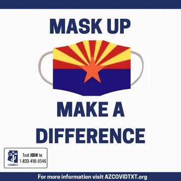 english Graphic of Mask Up: Make a Difference