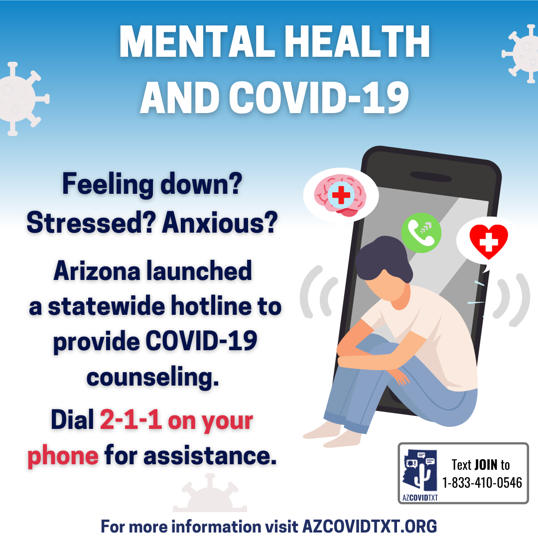 english Graphic of Mental Health and COVID19